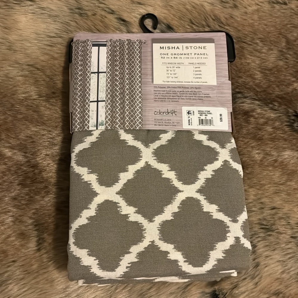 NWT 52x84” Window Panel